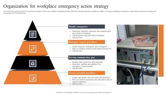 Organization For Workplace Emergency Action Strategy Mockup PDF