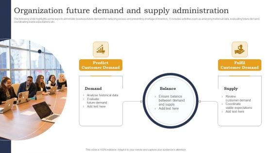 Organization Future Demand And Supply Administration Formats PDF