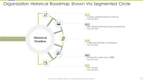 Organization Historical Roadmap Shown Via Segmented Circle Rules PDF