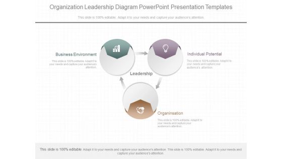 Organization Leadership Diagram Powerpoint Presentation Templates