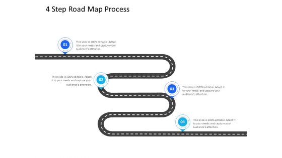 Organization Manpower Management Technology 4 Step Road Map Process Ppt Icon Show PDF