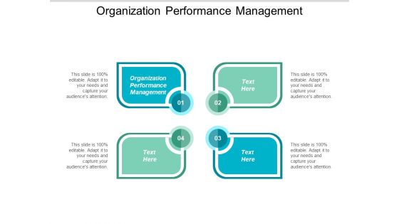 Organization Performance Management Ppt PowerPoint Presentation Ideas Pictures Cpb