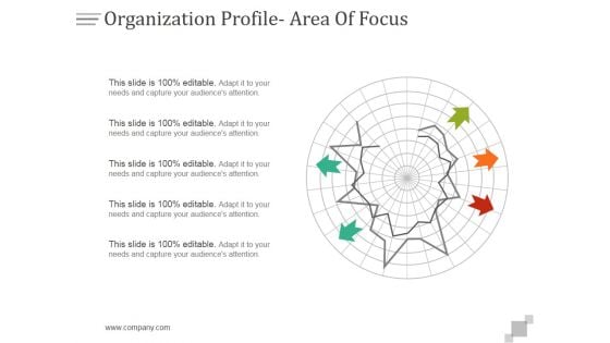 Organization Profile Area Of Focus Ppt PowerPoint Presentation Templates