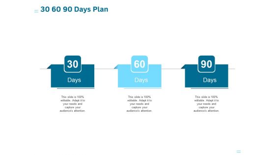 Organization Trademark Design Proposal 30 60 90 Days Plan Infographics PDF