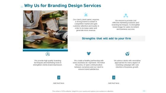 Organization Trademark Design Proposal Why Us For Branding Design Services Pictures PDF