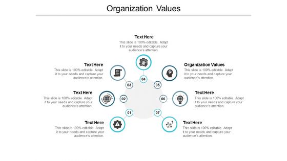 Organization Values Ppt PowerPoint Presentation Layouts Graphics Pictures Cpb