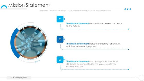 Organization Values Presentation Deck Template Mission Statement Inspiration PDF