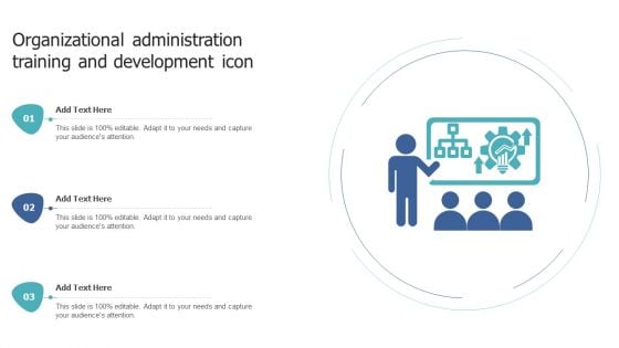 Organizational Administration Training And Development Icon Guidelines PDF