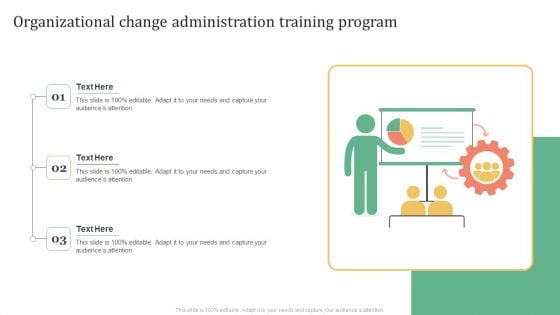 Organizational Change Administration Training Program Formats PDF