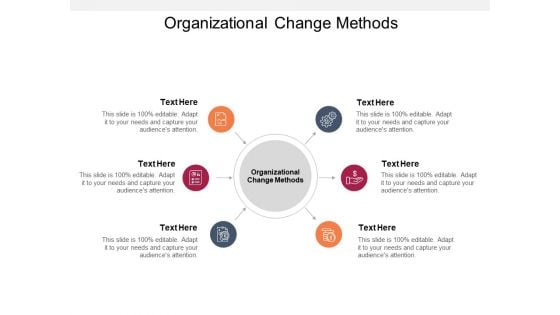 Organizational Change Methods Ppt PowerPoint Presentation Model Sample Cpb Pdf