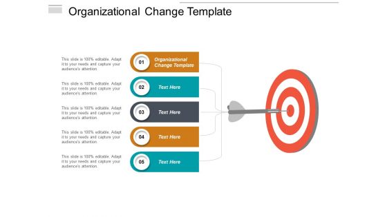 Organizational Change Template Ppt PowerPoint Presentation Model Portfolio Cpb