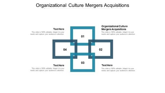 Organizational Culture Mergers Acquisitions Ppt PowerPoint Presentation Inspiration Graphics Design Cpb