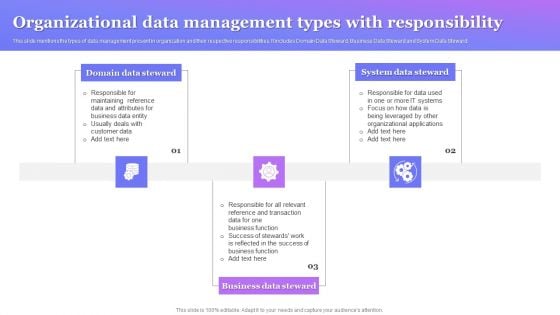 Organizational Data Management Types With Responsibility Themes PDF