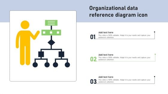 Organizational Data Reference Diagram Icon Inspiration PDF