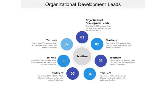 Organizational Development Leads Ppt PowerPoint Presentation Background Image Cpb