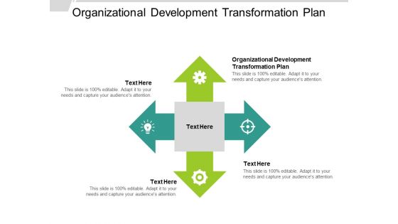 Organizational Development Transformation Plan Ppt PowerPoint Presentationmodel Brochure Cpb