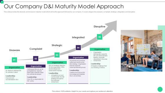 Organizational Diversity And Inclusion Preferences Our Company D And I Maturity Guidelines PDF