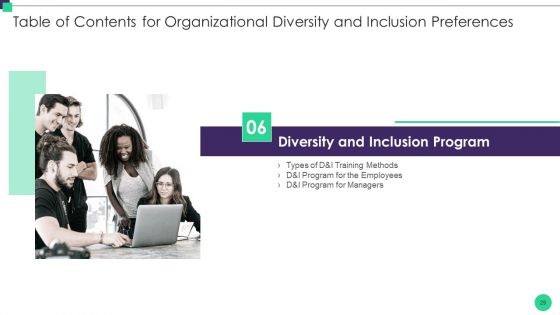 Organizational Diversity And Inclusion Preferences Ppt PowerPoint Presentation Complete Deck With Slides