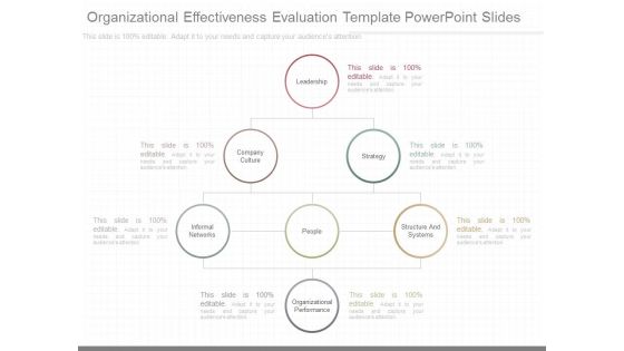 Organizational Effectiveness Evaluation Template Powerpoint Slides