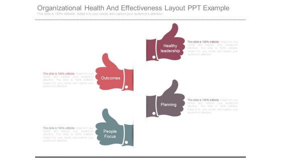 Organizational Health And Effectiveness Layout Ppt Example