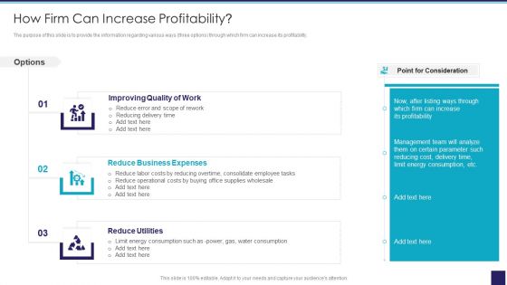 Organizational Issue Resolution Tool How Firm Can Increase Profitability Diagrams PDF