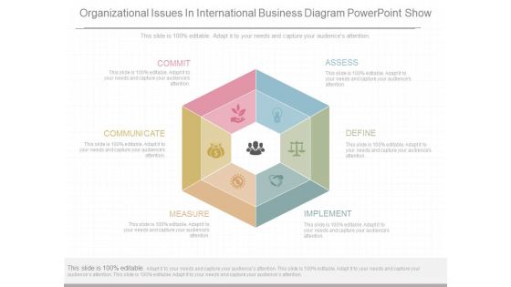 Organizational Issues In International Business Diagram Powerpoint Show