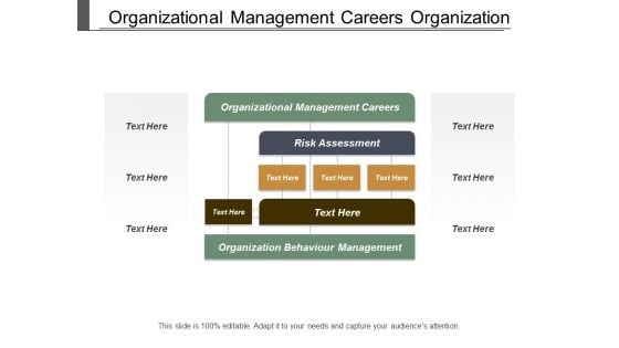 Organizational Management Careers Organization Behaviour Management Risk Assessment Ppt PowerPoint Presentation Pictures Slides