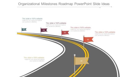 Organizational Milestones Roadmap Powerpoint Slide Ideas