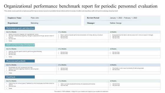Organizational Performance Benchmark Report For Periodic Personnel Evaluation Rules PDF