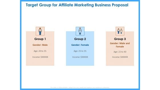 Organizational Performance Marketing Target Group For Affiliate Marketing Business Proposal Themes PDF Organizational Performance Marketing Target Group For Affiliate Marketing Business Proposal Themes PDF