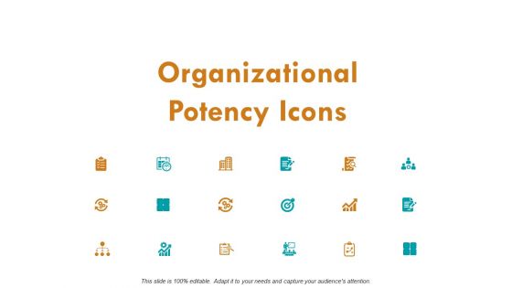 Organizational Potency Icons Ppt PowerPoint Presentation Infographic Template Backgrounds