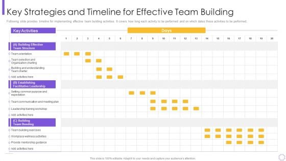 Organizational Program To Improve Team Productivity And Efficiency Key Strategies And Timeline Download PDF