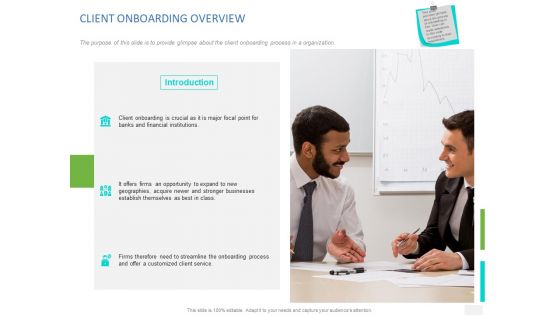 Organizational Socialization CLIENT ONBOARDING OVERVIEW Ppt File Template PDF
