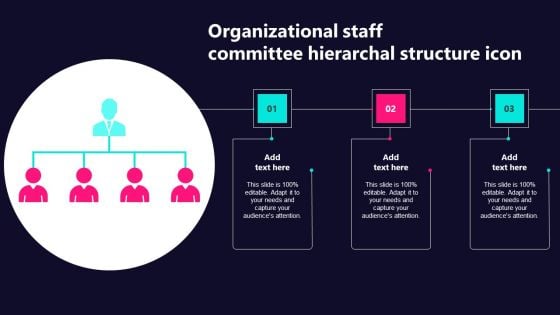 Organizational Staff Committee Hierarchal Structure Icon Rules PDF