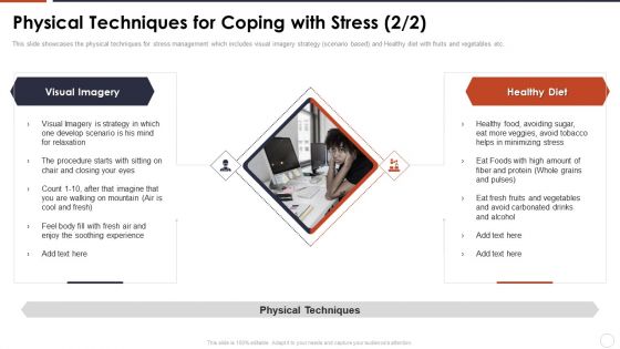 Organizational Stress Management Tactics Physical Techniques For Coping With Stress Sample PDF
