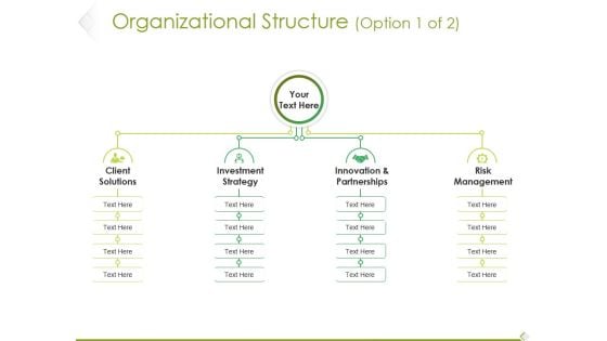 Organizational Structure Template 1 Ppt PowerPoint Presentation Infographics Files