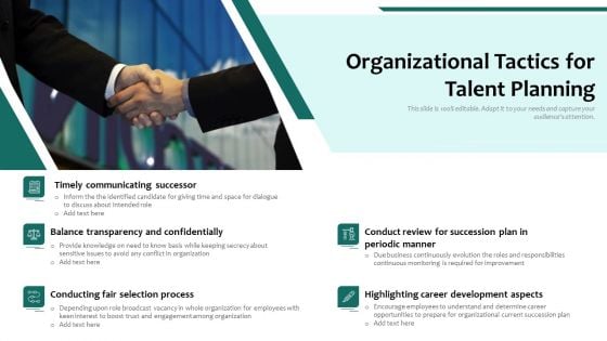 Organizational Tactics For Talent Planning Ppt Inspiration Examples PDF