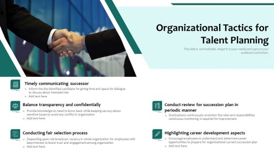 Organizational Tactics For Talent Planning Ppt Inspiration Examples PDF