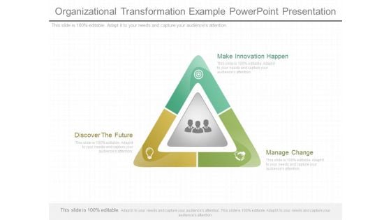 Organizational Transformation Example Powerpoint Presentation