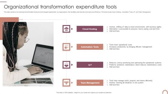 Organizational Transformation Expenditure Tools Formats PDF