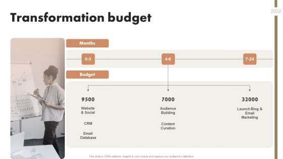 Organizational Transformation Transformation Budget Mockup PDF Organizational Transformation Transformation Budget Mockup PDF