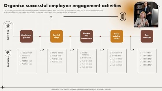 Organize Successful Employee Engagement Activities Ppt File Elements PDF