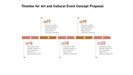 Organizing Perfect Arts Culture Festival Timeline For Art And Cultural Event Concept Proposal Ppt Gallery Guide PDF