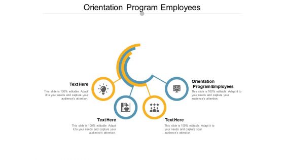 Orientation Program Employees Ppt PowerPoint Presentation Show Design Ideas Cpb