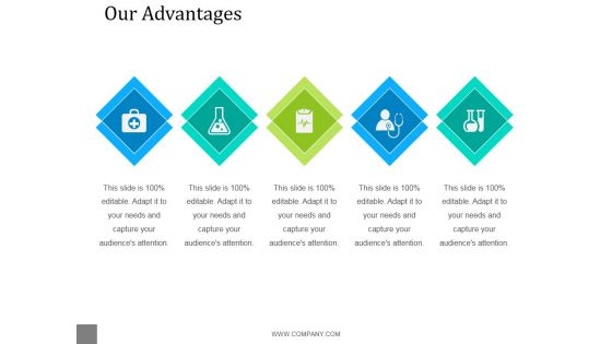 Our Advantages Template 2 Ppt PowerPoint Presentation Show