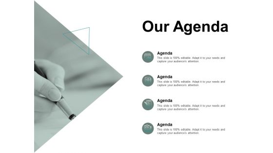 Our Agenda Business Management Ppt PowerPoint Presentation Summary Objects