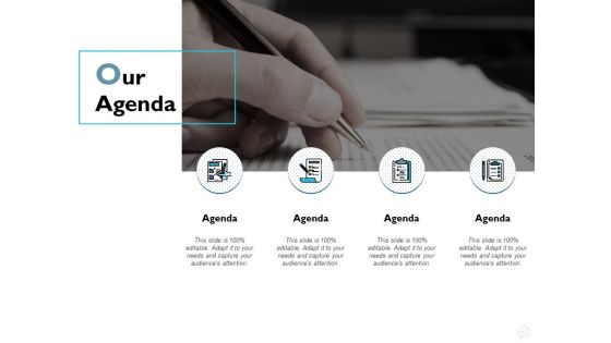 Our Agenda Management Ppt PowerPoint Presentation File Infographic Template