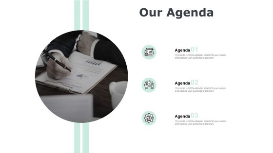 Our Agenda Planning Ppt PowerPoint Presentation Pictures Icon