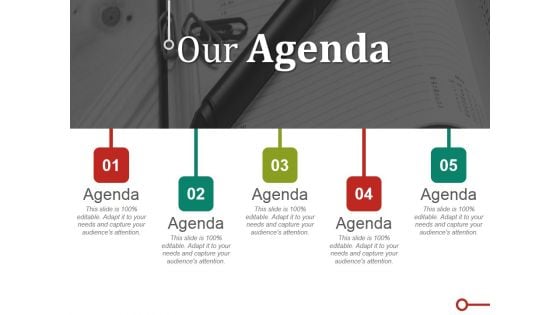 Our Agenda Ppt PowerPoint Presentation Gallery Graphics