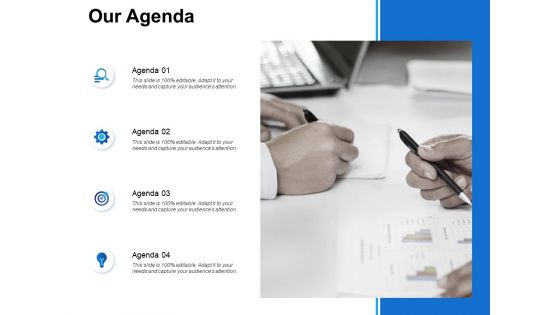 Our Agenda Ppt PowerPoint Presentation Gallery Show